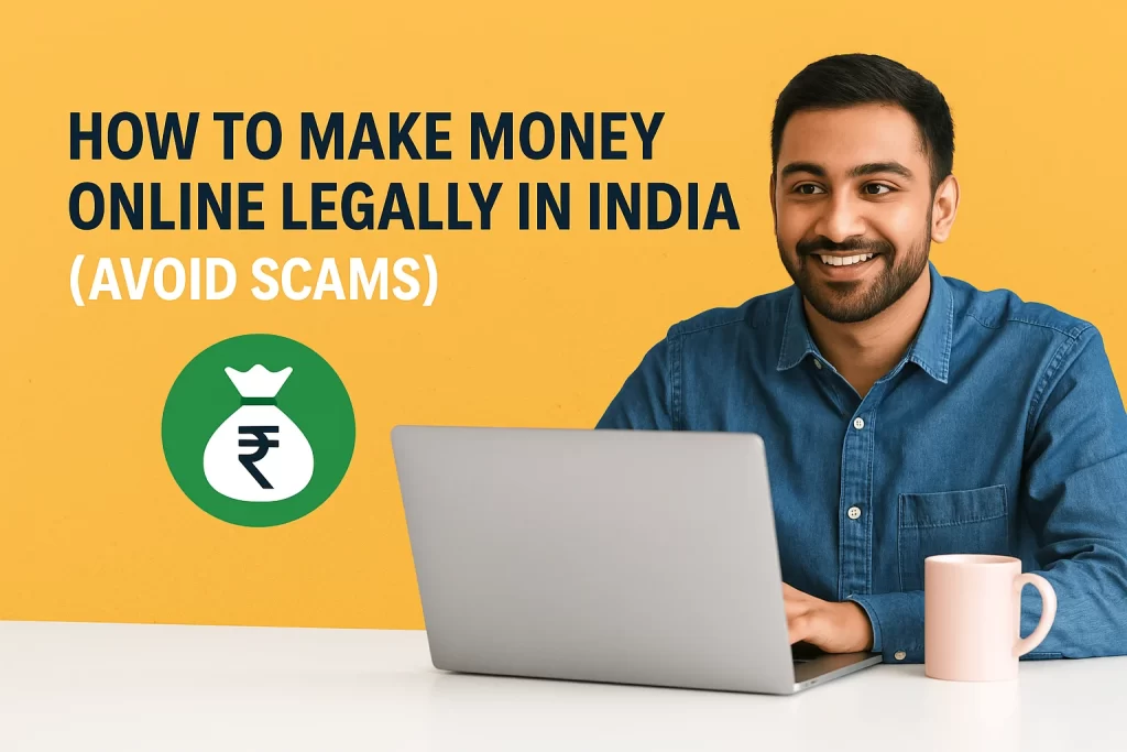 make money online legally in India, earn money online without investment, how to avoid online scams in India, work from home jobs India, best online earning methods India, legal online jobs in India, passive income ideas India, online side hustle India,