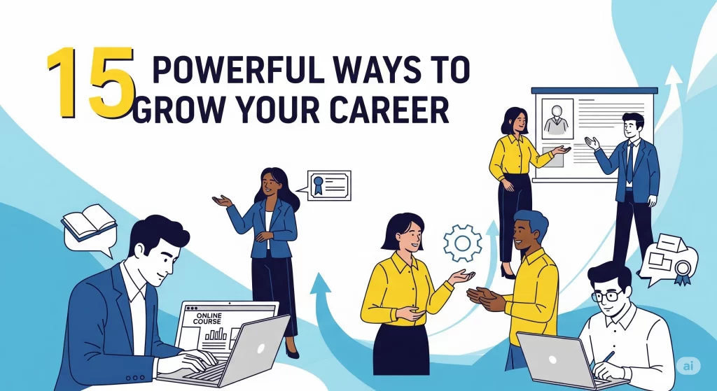 professional development activities 2025, career growth tips, professional development ideas, how to grow career 2025, upskilling methods, online learning 2025, workplace skills, future of work, career improvement strategies, ways to grow professionally
