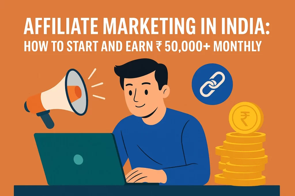 how to start affiliate marketing in India, earn 50000 monthly from affiliate marketing, affiliate marketing without investment, affiliate programs in India for beginners, best affiliate platforms in India 2025, passive income online India, work from home affiliate jobs, Amazon affiliate marketing India, earn money online India without investment, how to promote affiliate links in India